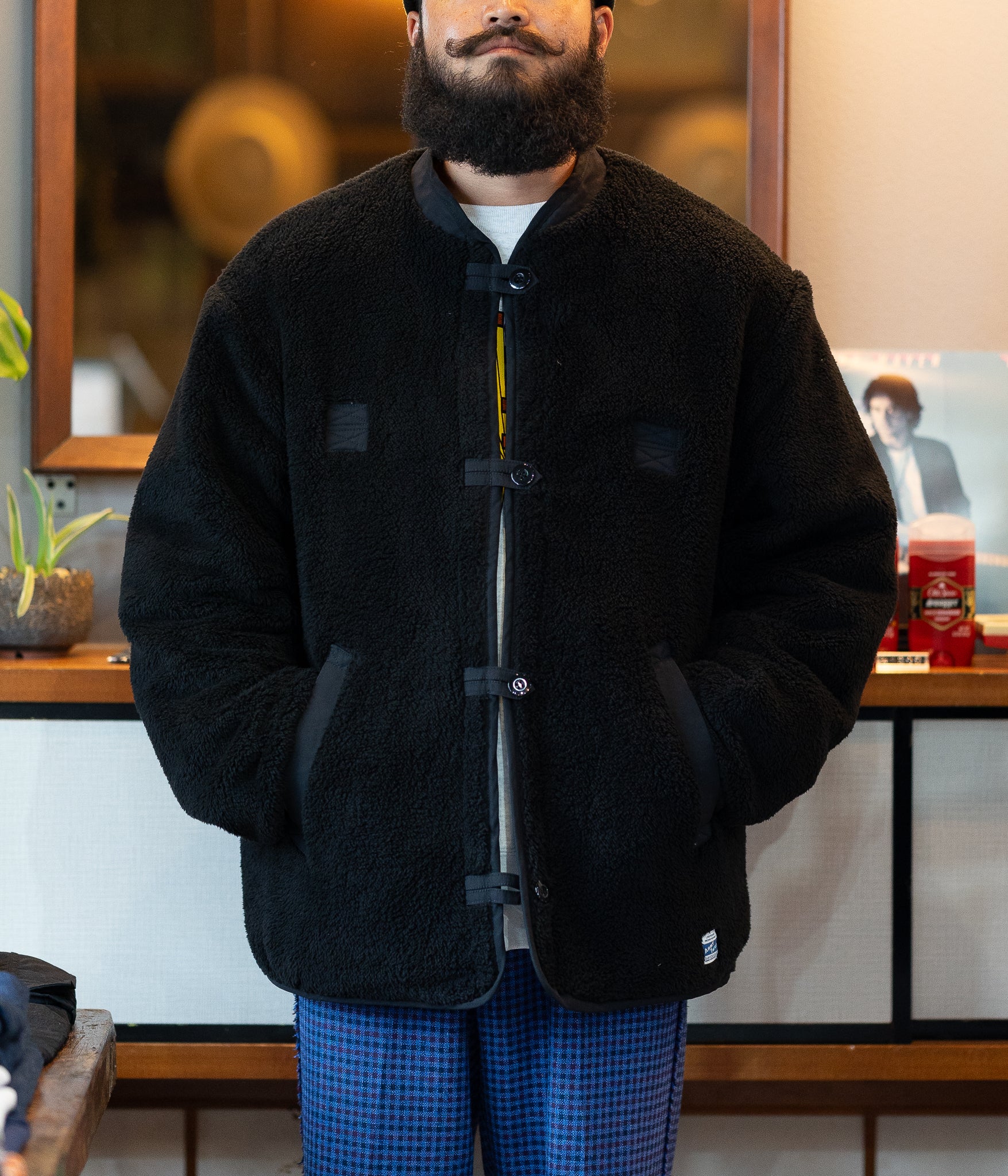 ARMY TWILL】Reversible Boa Vest & Jacket – NƏW LIGHT