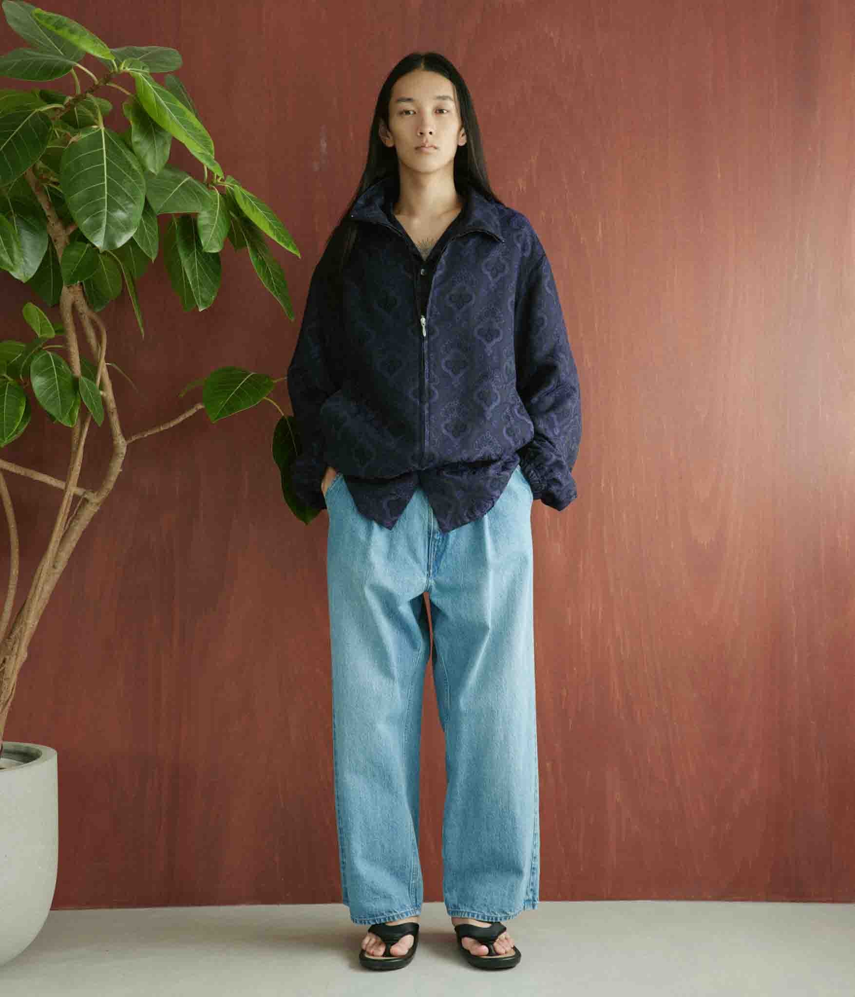 superNova. / Selvedge wide jeans Mサイズ superNova. Wide selvedge jeans - Old vintage wash / Light
