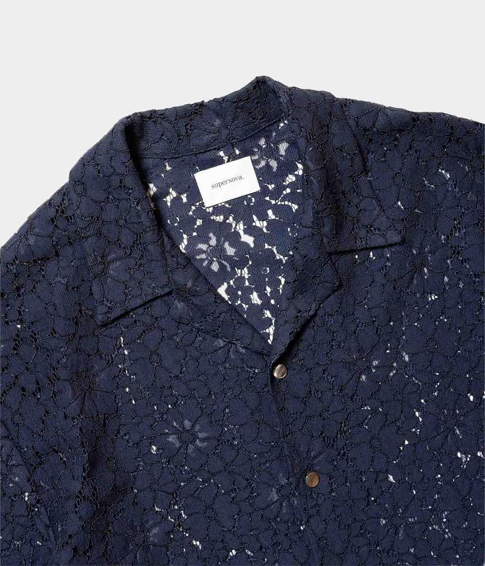 トップス superNova. 24SS Aloha shirt Flower lace superNova. 24SS Aloha shirt Flower lace