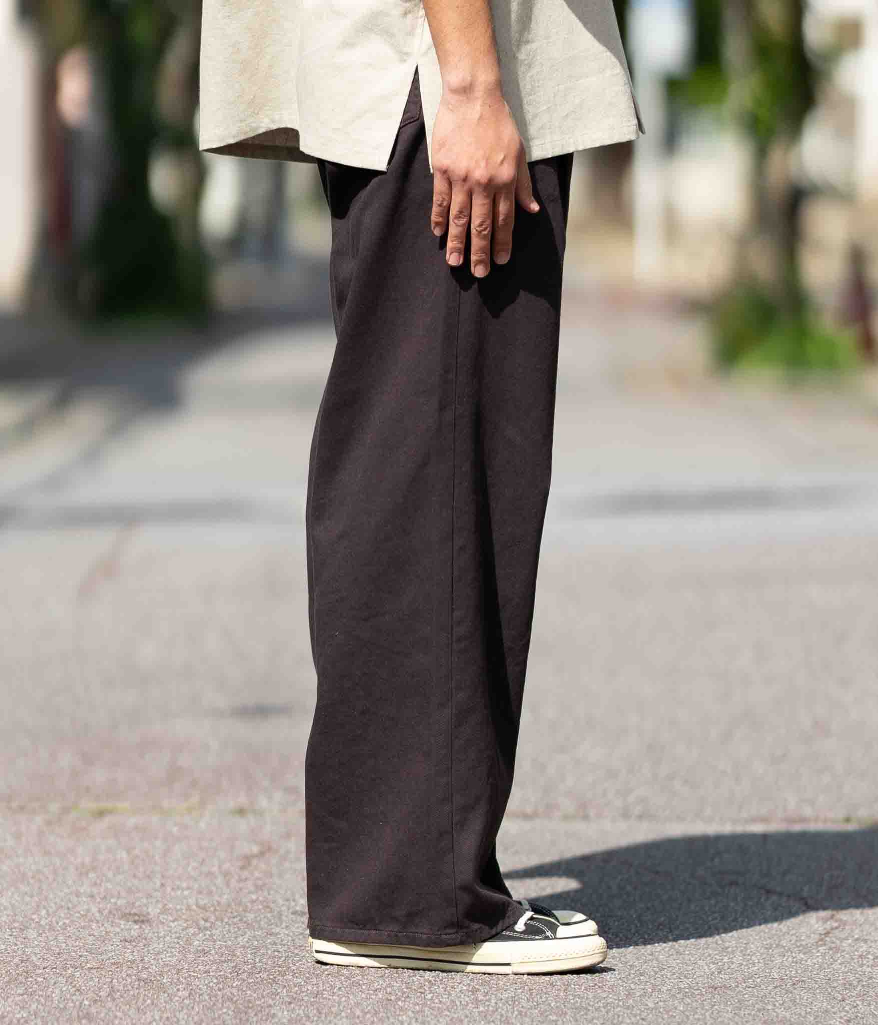 superNova スーパーノヴァDrill twill wide jeans superNova. 