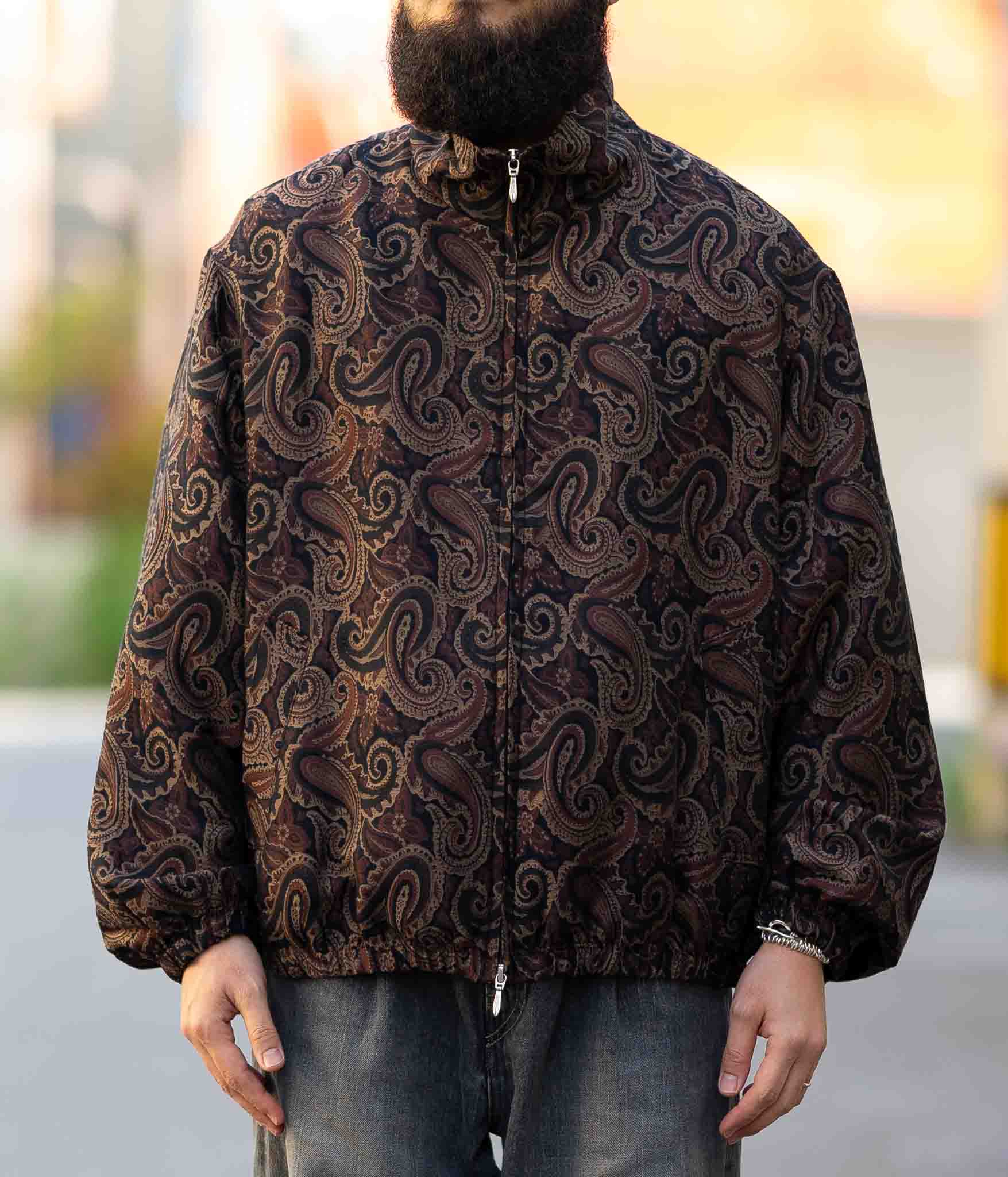 supernova. Track jacket-Paisley jacquard 【公式通販】