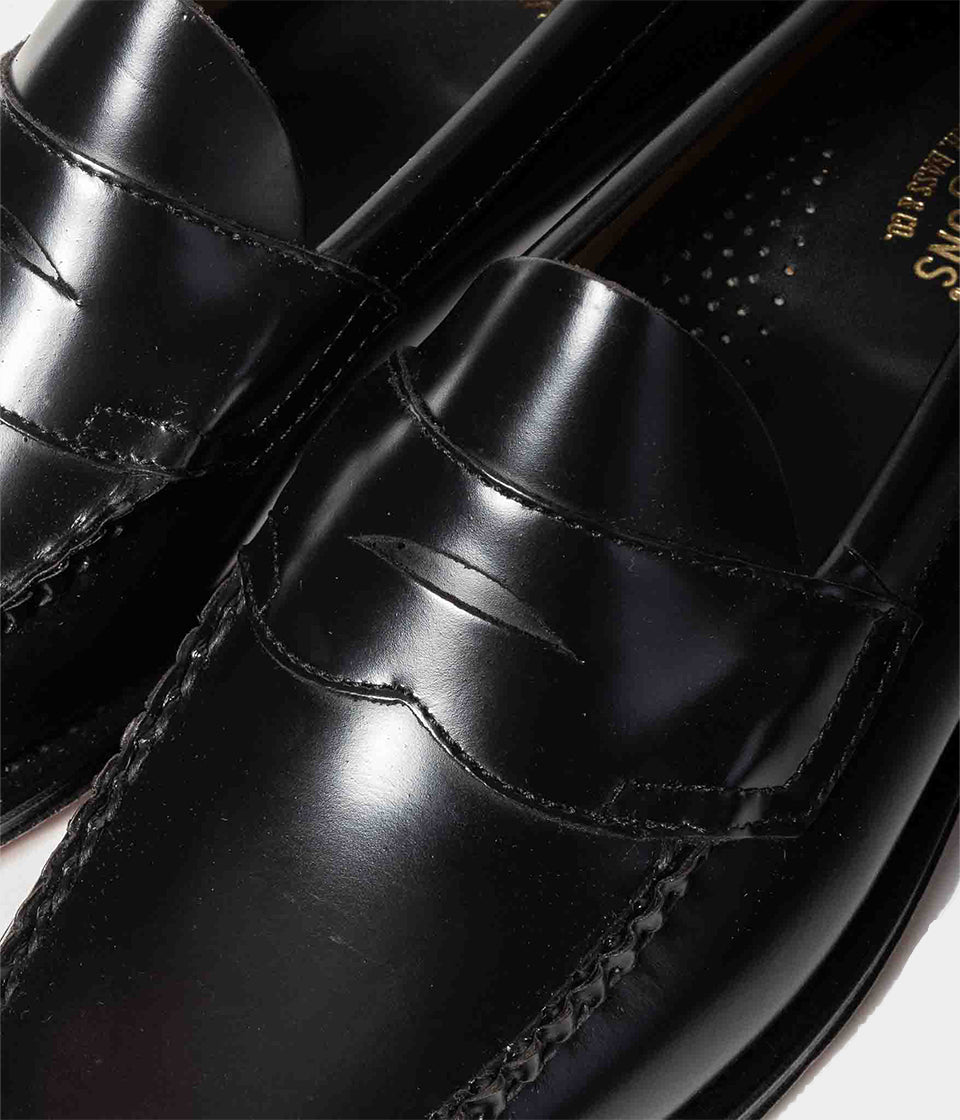 G.H.BASS LOGAN BLACK（LEATHER SOLE） 26㎝（G.H.BASS weejuns 11035H 