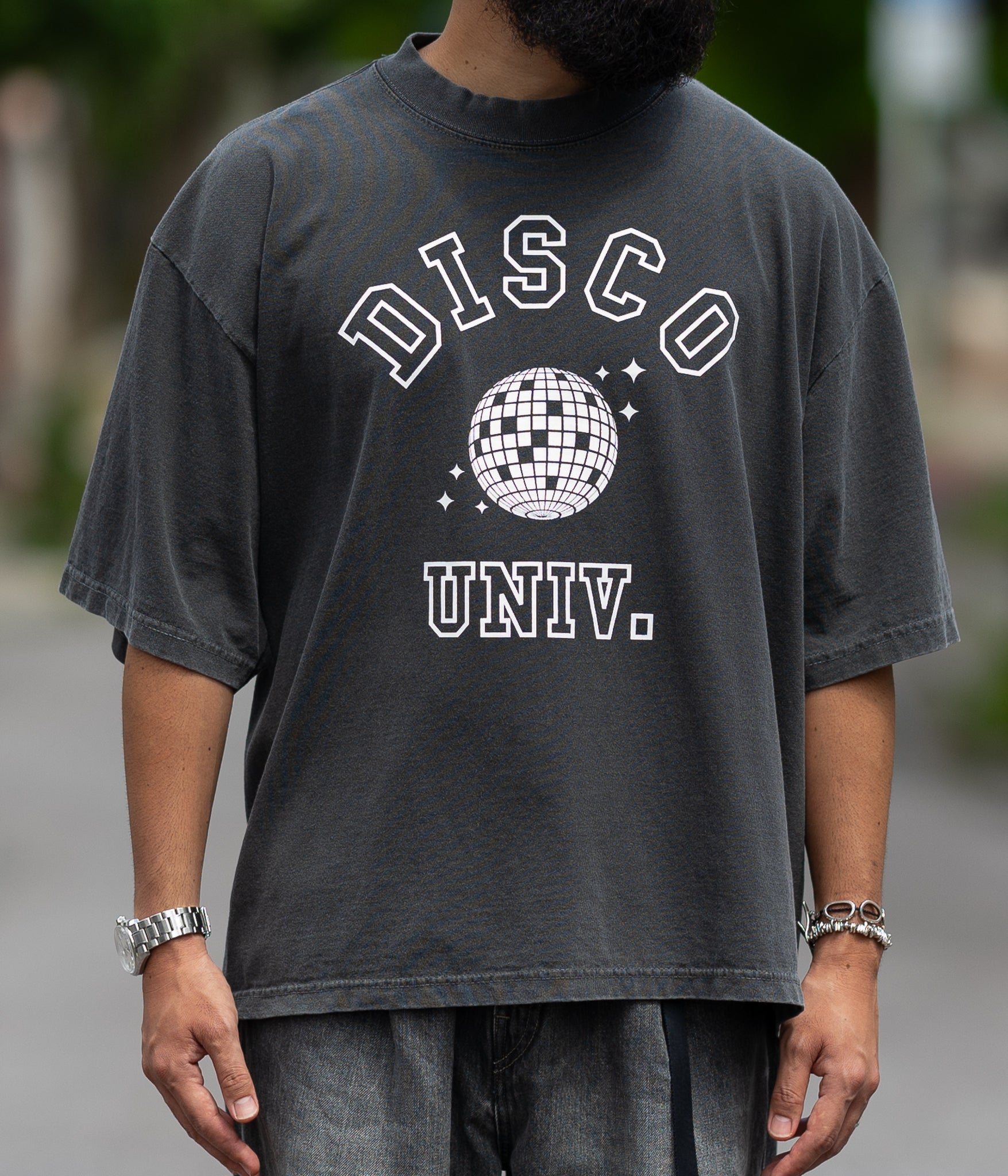 is-ness - イズネスミュージック 25SS LOGO T-SHIRT IMP5 22 ISNESSMUSIC5ST01 BLACK