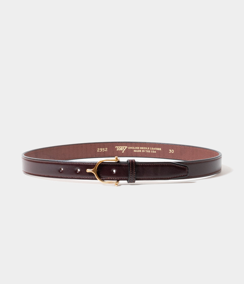 TORY LEATHER "1 SPUR BUCKLE BELT"