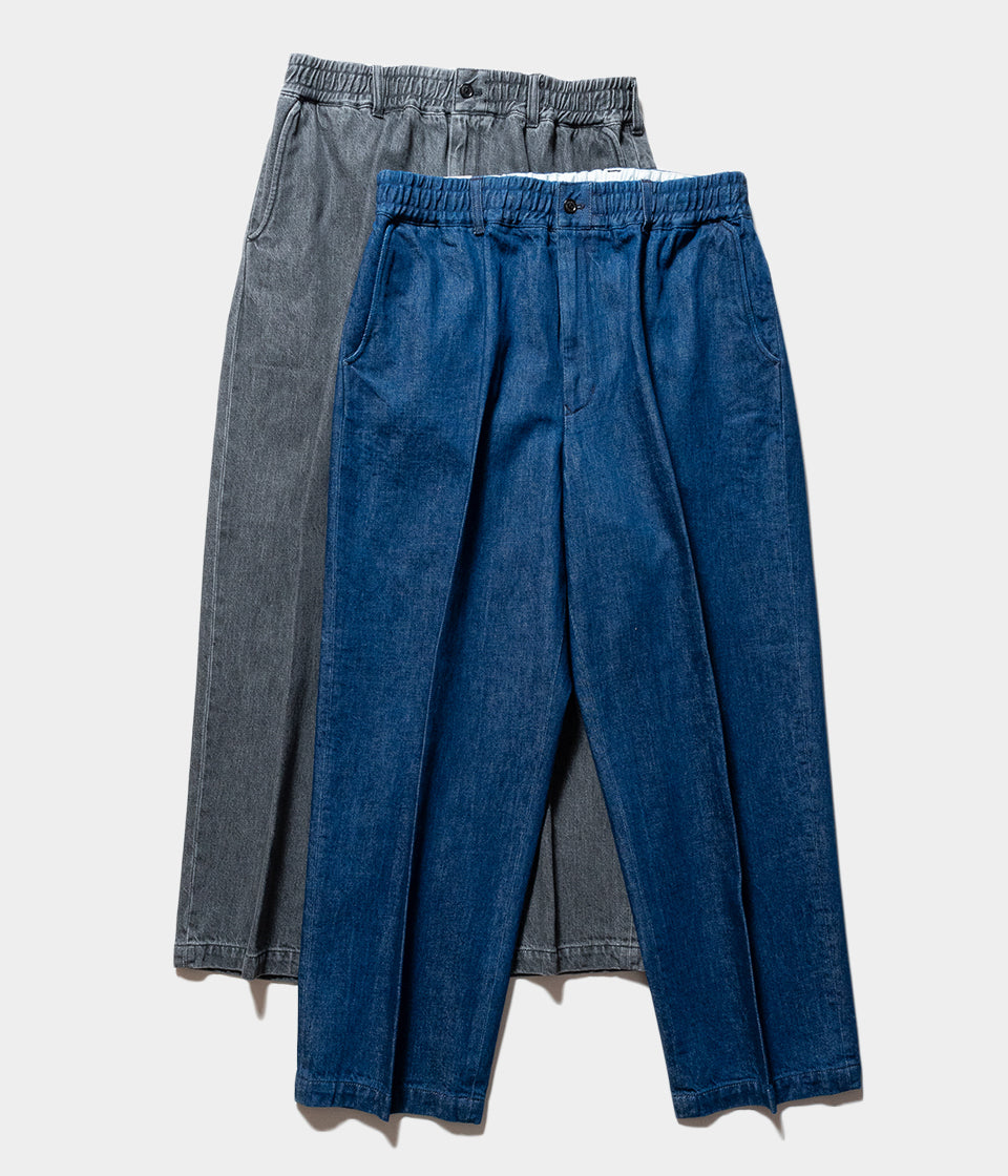 FARAH "Easy Wide Tapered Denim Pants"