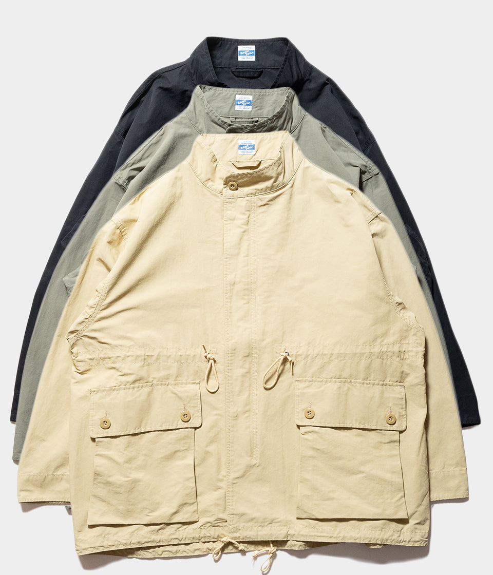 ARMY TWILL "COTTON NYLON STAND COAT"