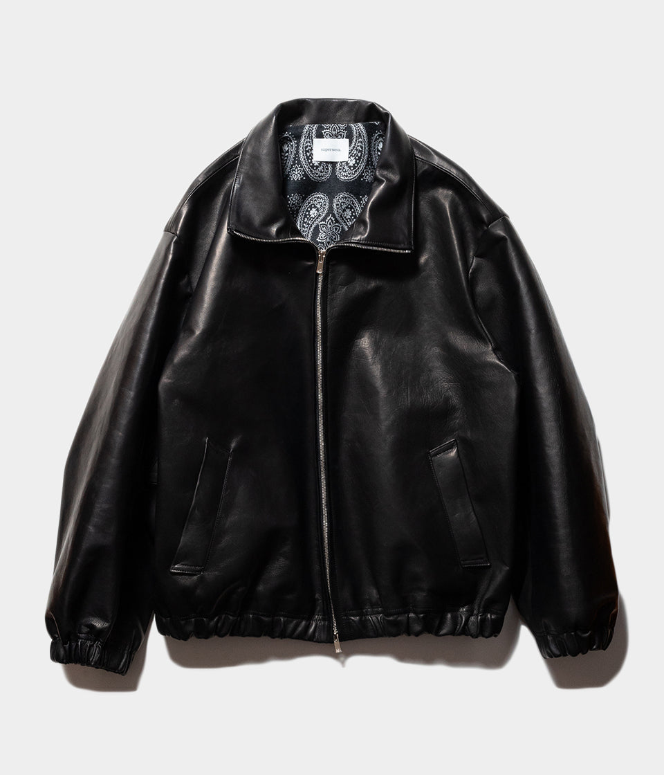 superNova. "Leather track jacket - Horse hide"