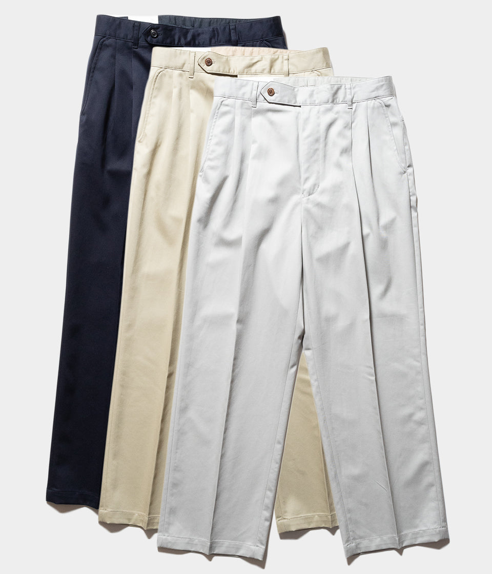 FARAH "Out Tuck Wide Tapered Pants"