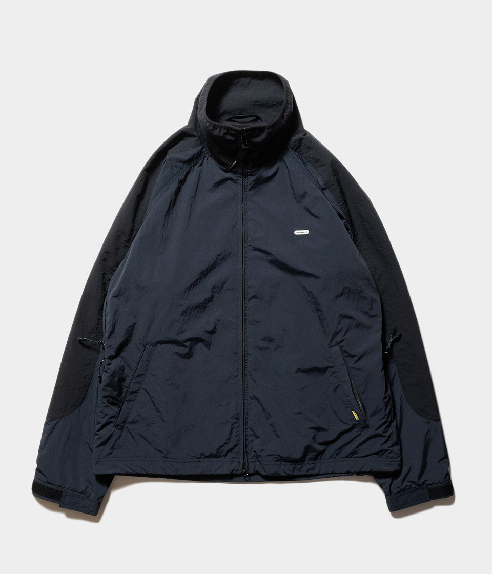 FARAH "Nylon Switching Zip Up Jacket"