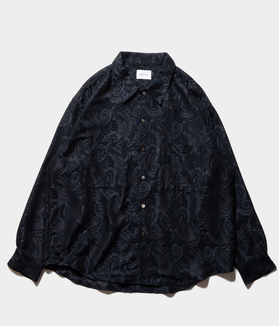 superNova. "Split yoke big shirt - Paisley jacquard"