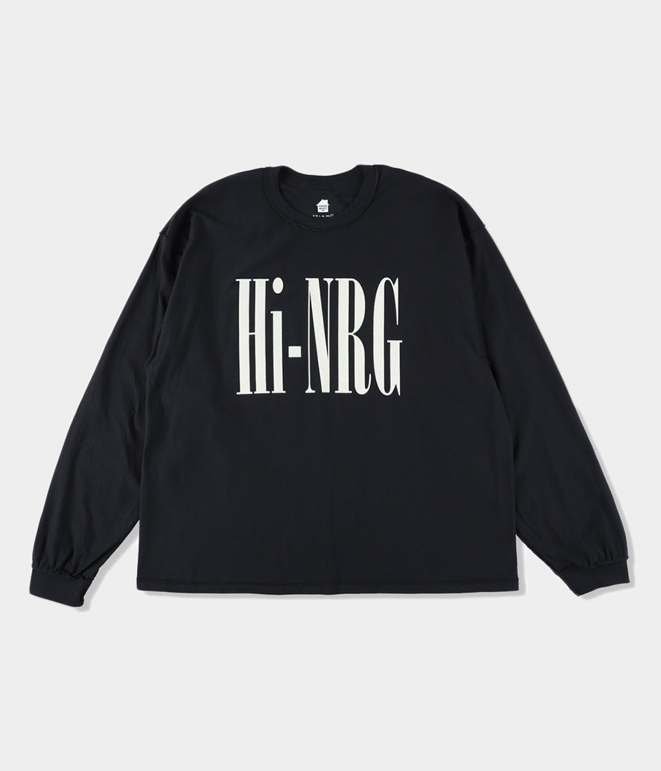 ISNESS MUSIC "HI-NRG LONG SLEEVE T-SHIRT"