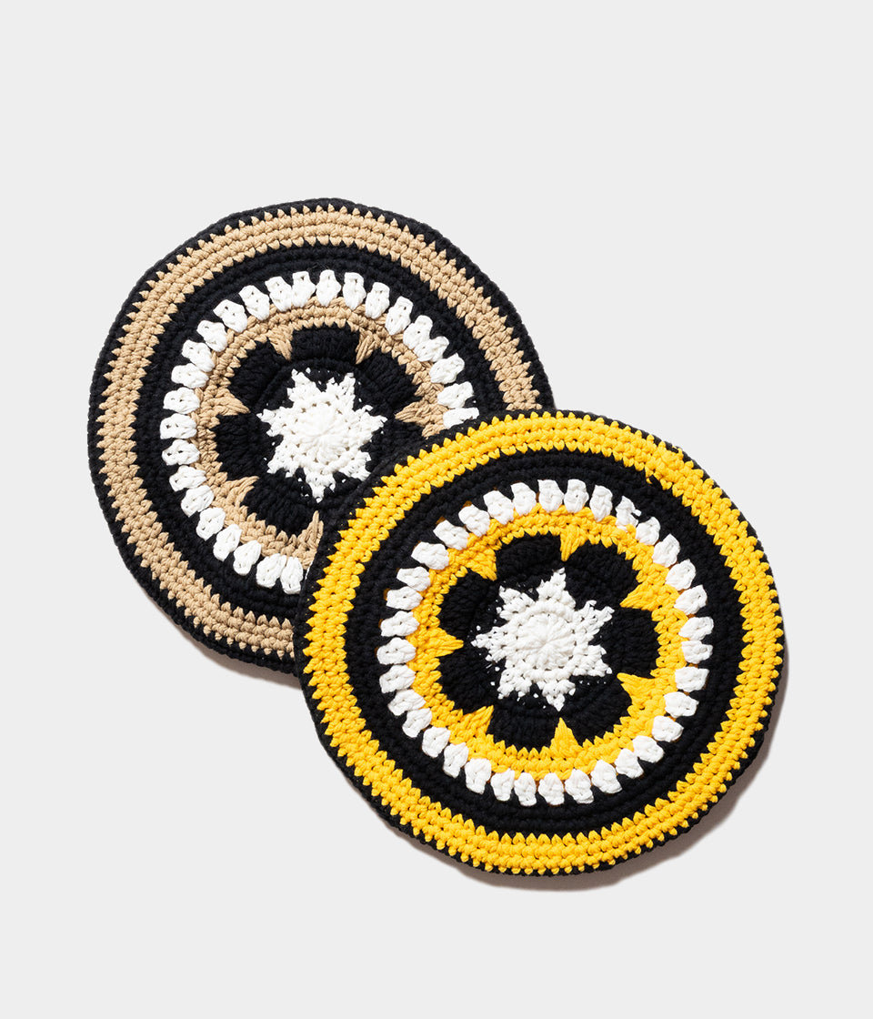 Indietro Association"Flower Knit Beret"