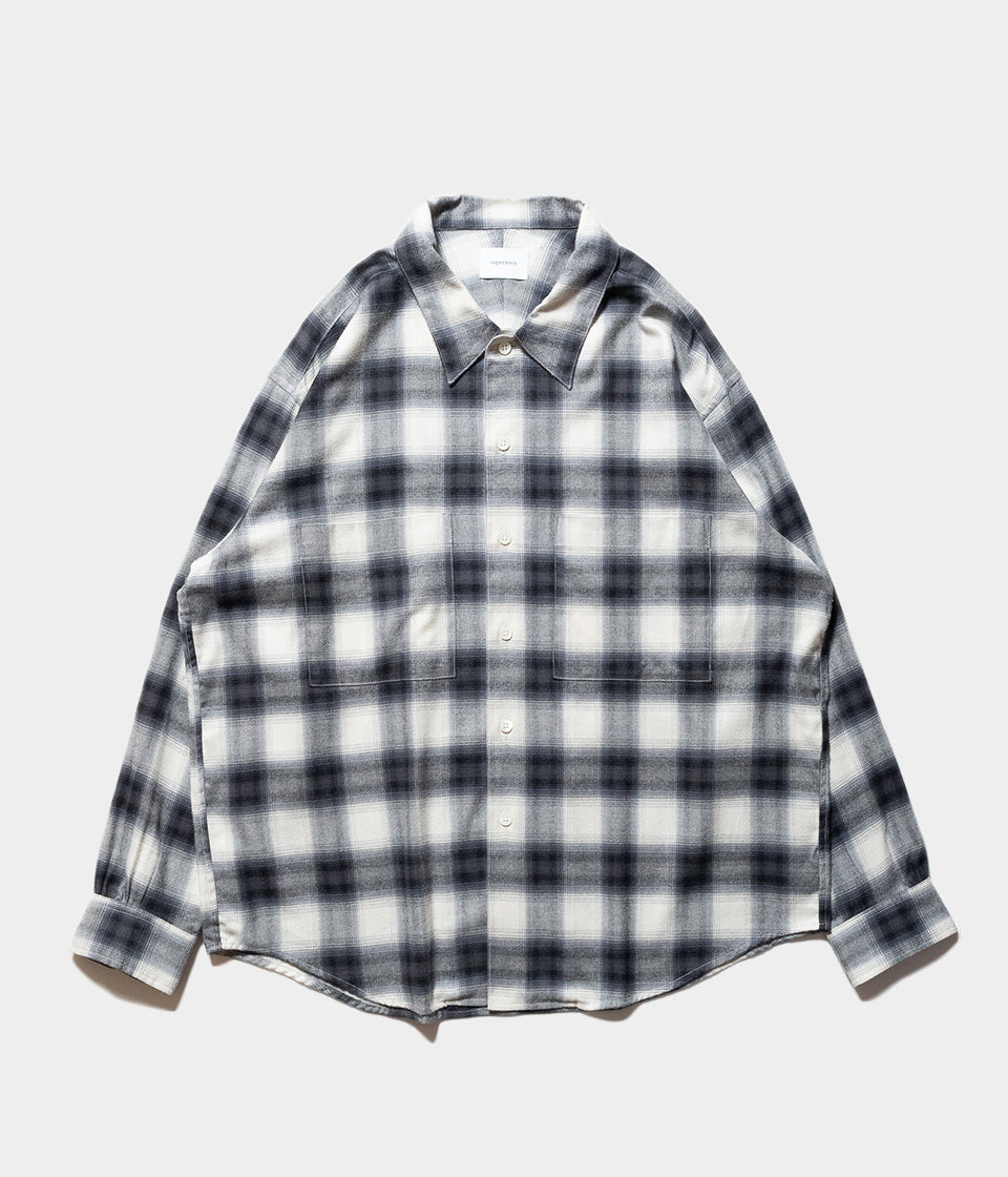 superNova. "Split yoke big shirt - Ombre check"