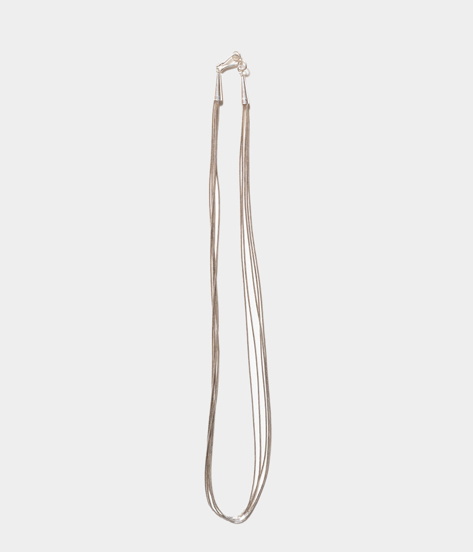 Native SilverStreams "Liquid Silver Necklace 5st - 45cm"