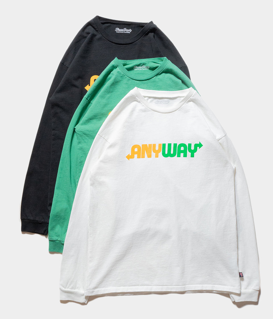 sloppy supply "ANYWAY LS TEE"