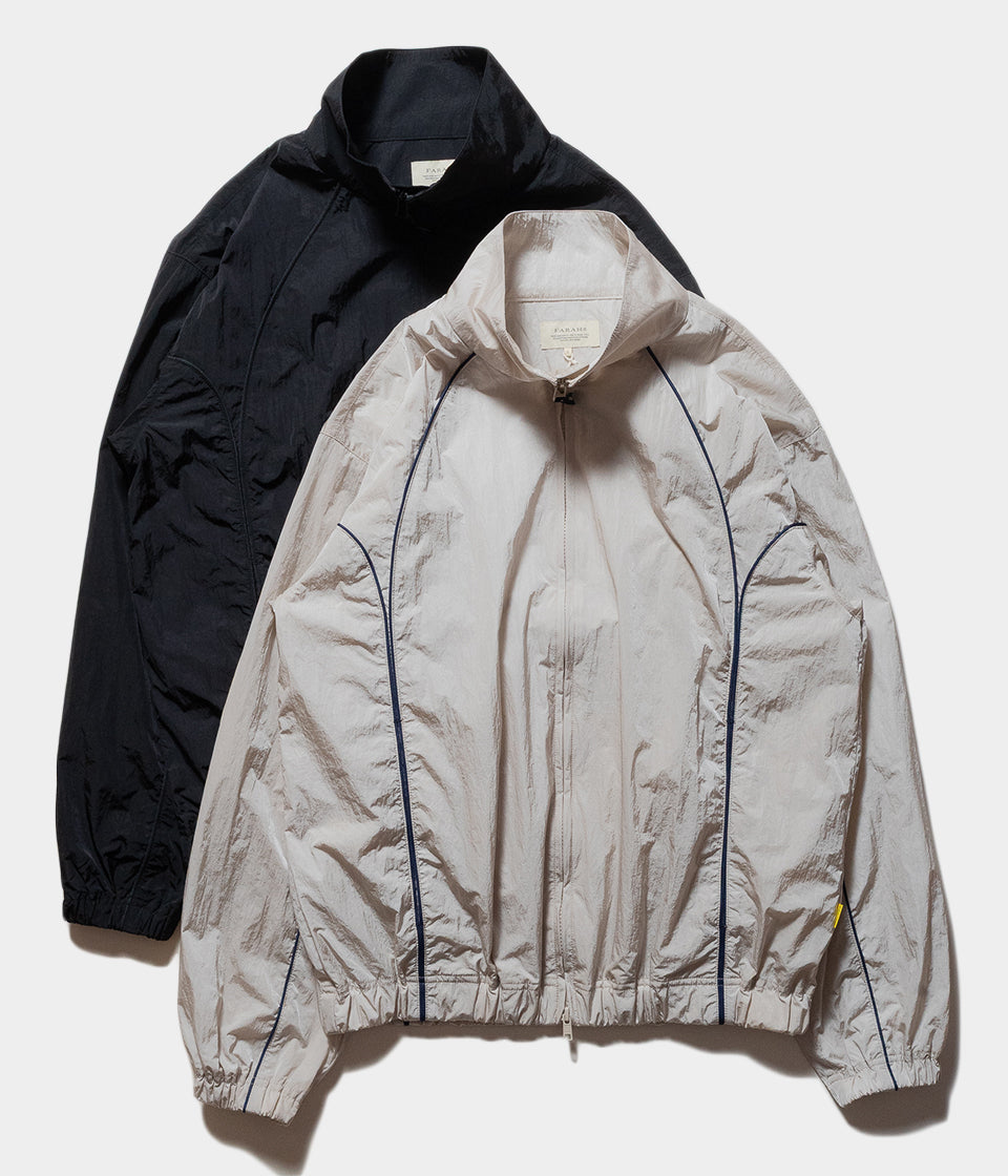 FARAH "Nylon Piping Track Jacket"