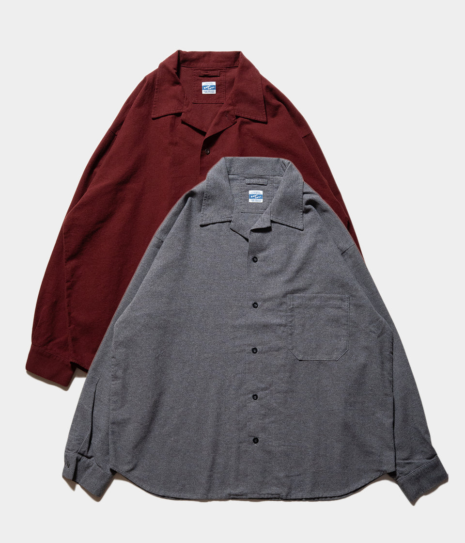 ARMY TWILL "Brushed Plain Utility Shirt"