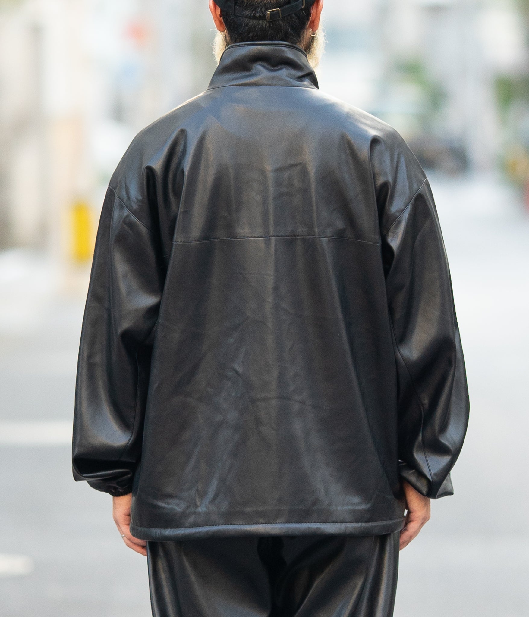 【最終値下】25SSレザージャケットlight leather organza 最終値下】25SSレザージャケットlight leather organza