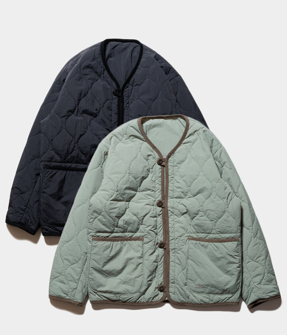 ARMY TWILL "Quilting Reversible Jacket"